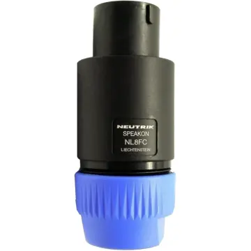 Neutrik NL8FC Speakon Neutrik Hembra 8 Polos | Only Music Odoo